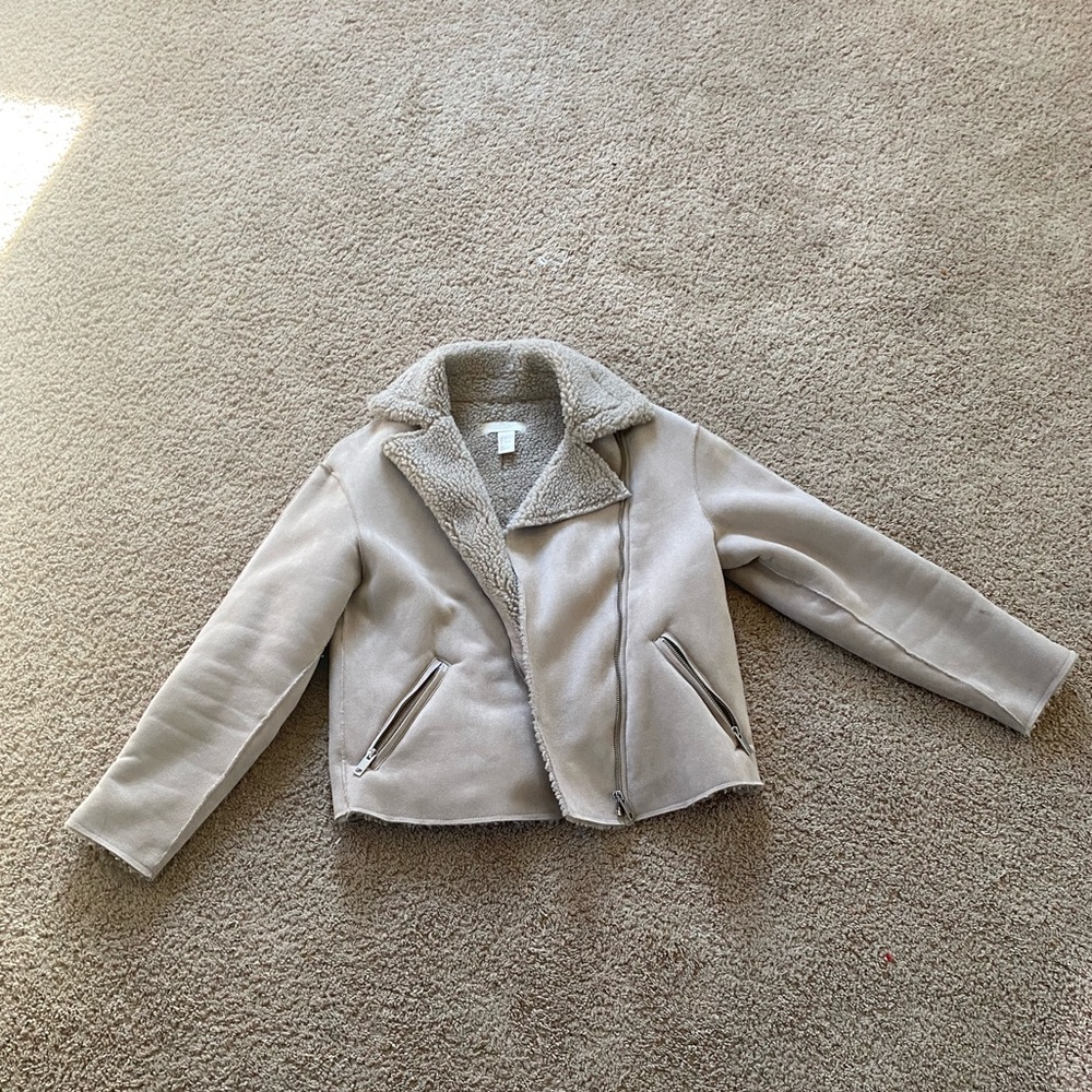 Faux Suede coat